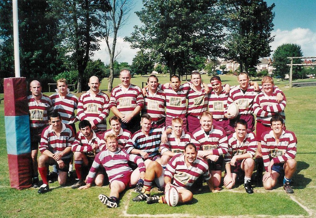 Team shot of the 3rd/4th XV at Hove Park in 2001