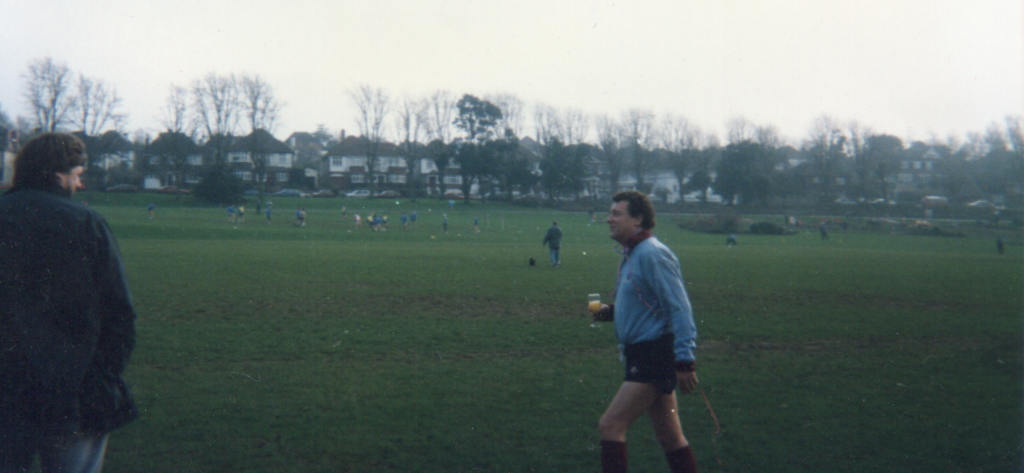 HOT in the 90s - Action Shot: Brian Hayes having a Champers HOT in the 90s - Action Shot: Brian Hayes having a Champers