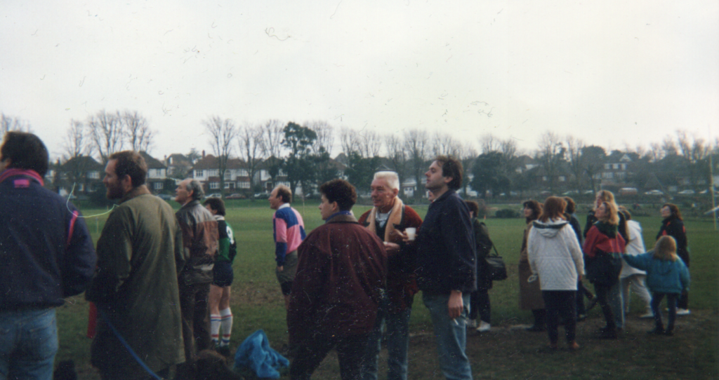 HOT in the 90s - Action Shot: Crowd Shot Mallet, Donald and others (Rick C?) HOT in the 90s - Action Shot: Crowd Shot Mallet, Donald and others (Rick C?)